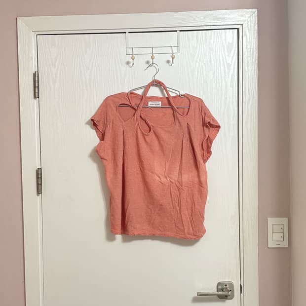 Tsumori chsato 컷아웃 코튼 티셔츠