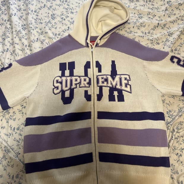 슈프림 USA 니트 후드집업