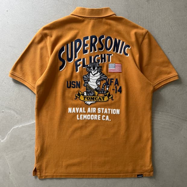 Avirex Embroidered Cotton Polo Shirt