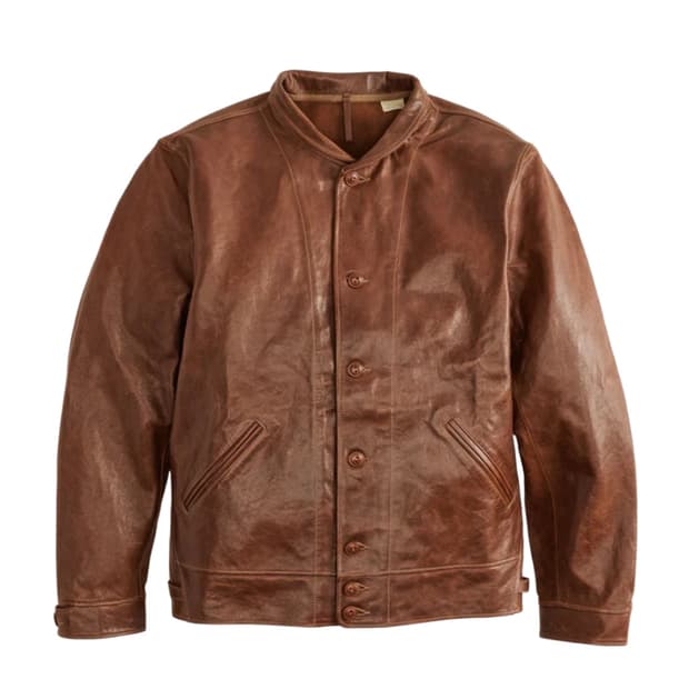 리바이스 아인슈타인 멘로 코삭 레더 자켓