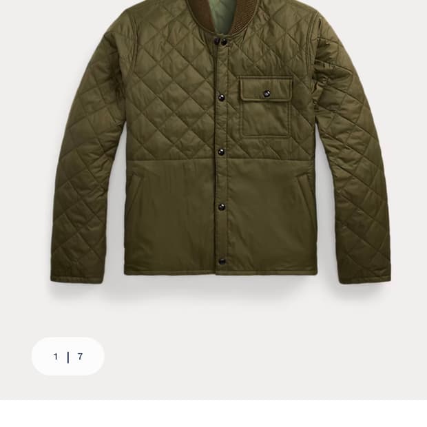 (새상품) RRL 리버시블 퀼트 라이너 자켓 M