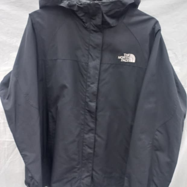 노스페이스 블랙 후드 바람막이 90~95