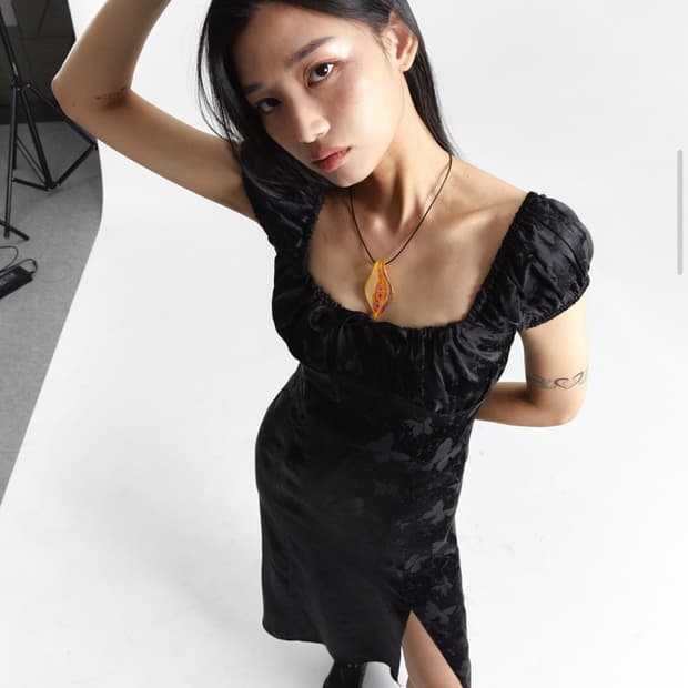 루루서울 Malibu juice Dress (Black) 