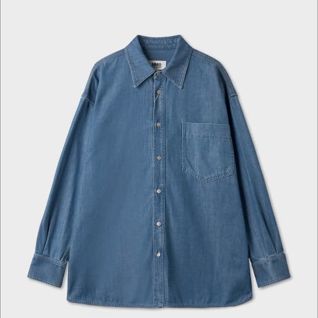 MM6 데님셔츠