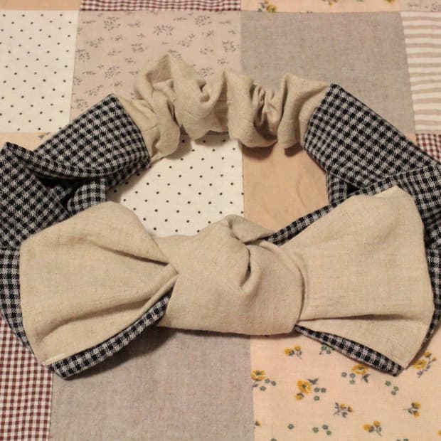 핸드메이드 리본 헤어밴드