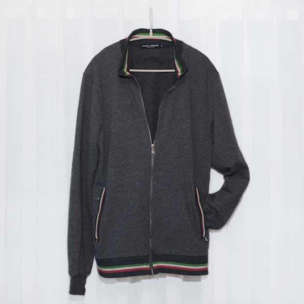 돌체앤가바나 (D&G) 이태리 삼선 라이닝 코튼집업 자켓 (95-100)