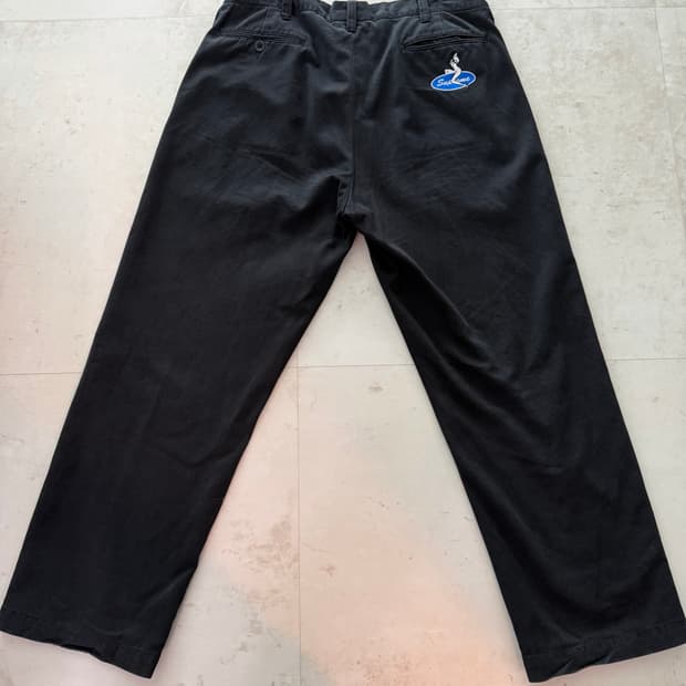 슈프림 핀업걸 치노 팬츠 블랙 34