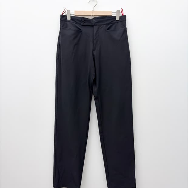 DOUBLE BUTTON POLY PANTS