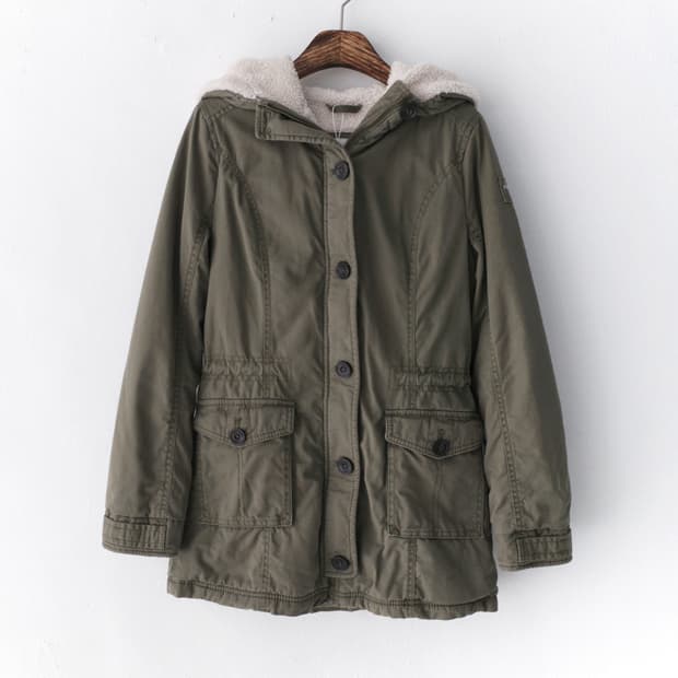 abercrombie) fur safari jacket