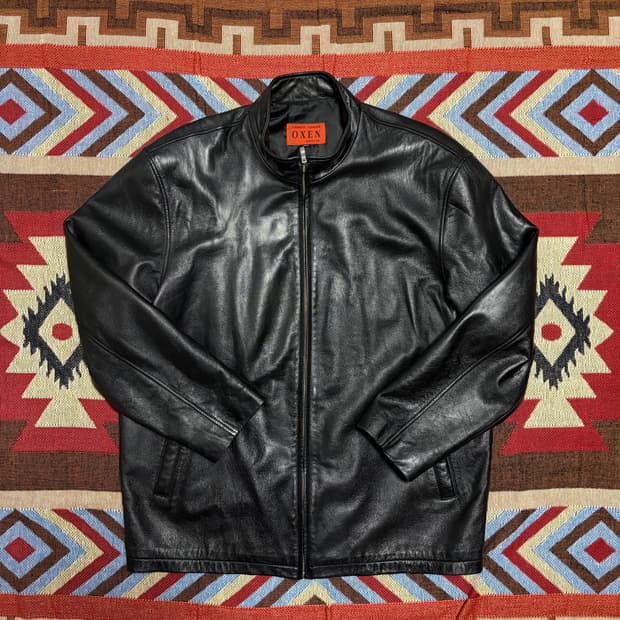 105) 00s 빈티지 램스킨 양가죽 레더 자켓