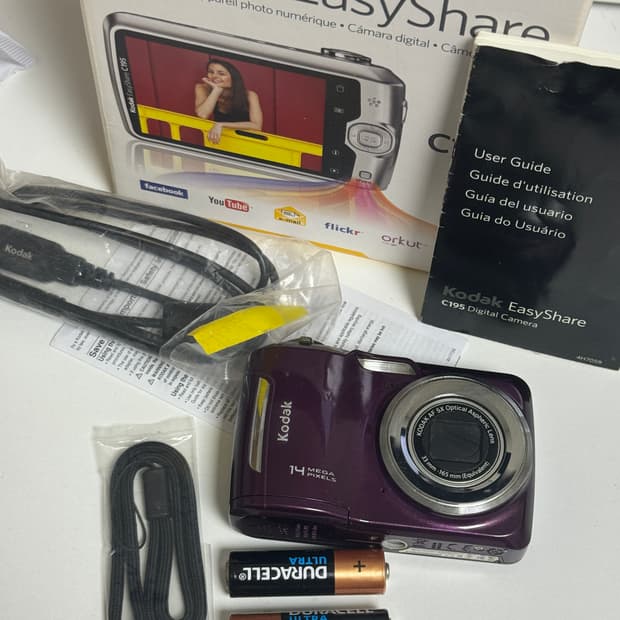 풀박)코닥 이지쉐어 kodak easyshar c195 퍼플