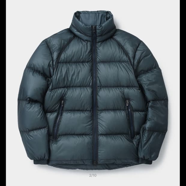 코오롱 경량 인후드 다운패딩 110