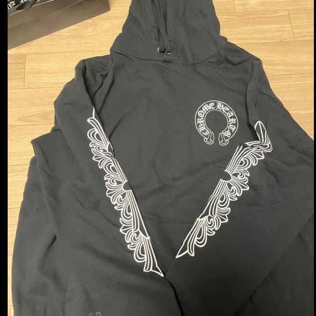 [L] 크롬하츠 홀스슈 후드티