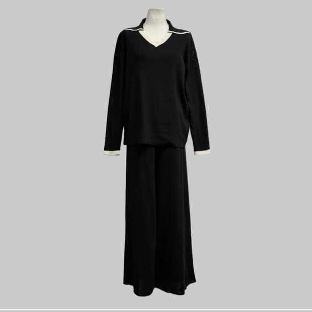 블랙 투피스 세트