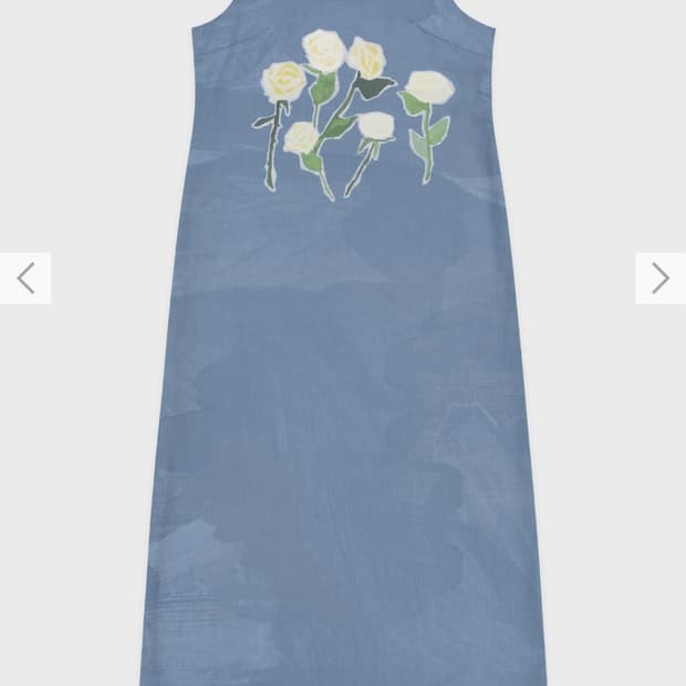 시눈 원피스 Sinoon Texture Flower Dress