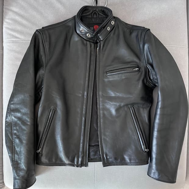 RBC 싱글 라이더 자켓 카우하이드