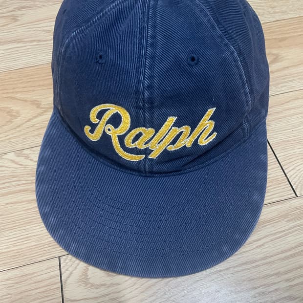 폴로 아플리케 트윌 볼캡(네이비)