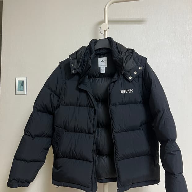 adidas Adventure Hooded Puff Jacket - Bl