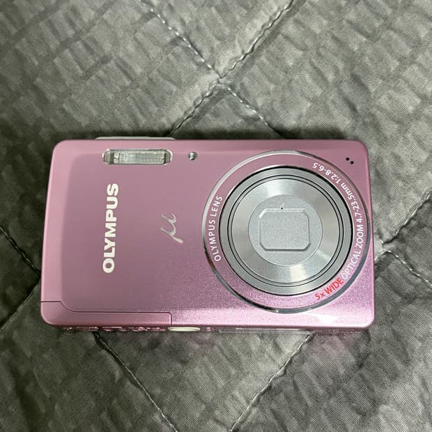 올림푸스 뮤 5010 핑크 디카 