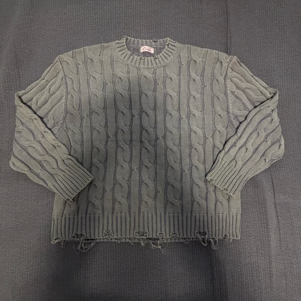 ETCE REVERSIBLE FADE WASHING KNIT