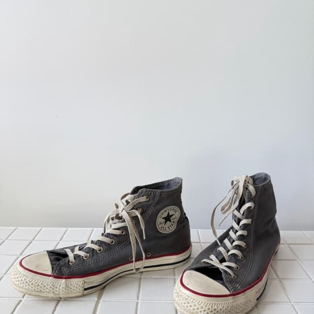 converse 빈티지 그레이 척테일러 하이 250