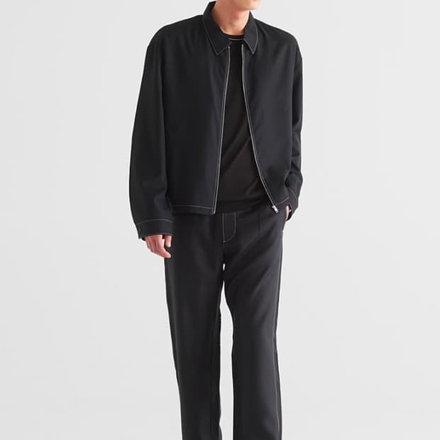 [L] 프라다 블루종 자켓 팝니다