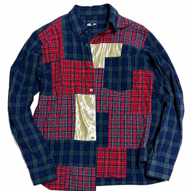 2011 FW CDG HOMME PLUS Tartan Patchwork