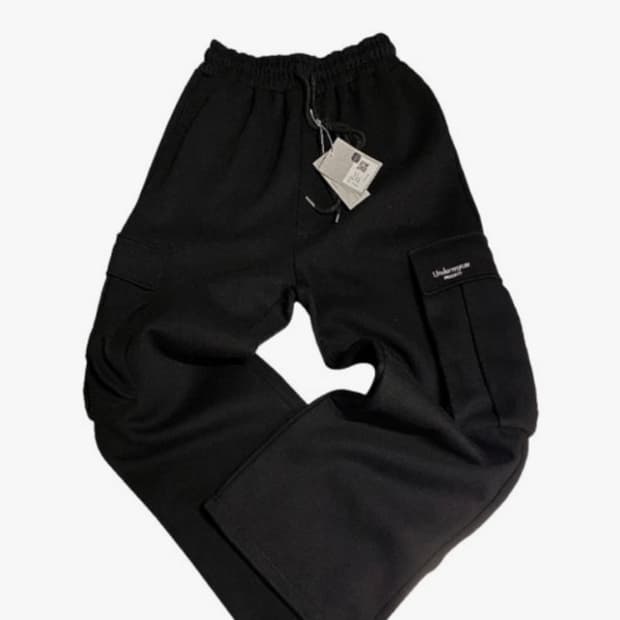 [2] 언더마이카 무.19 안티 Fxxking 로고 벌룬 스웻 팬츠