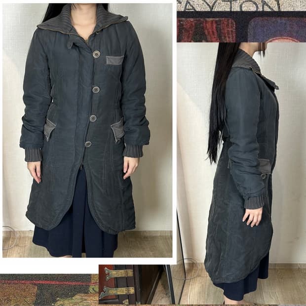 TRANSIT 실크 패디드 코트