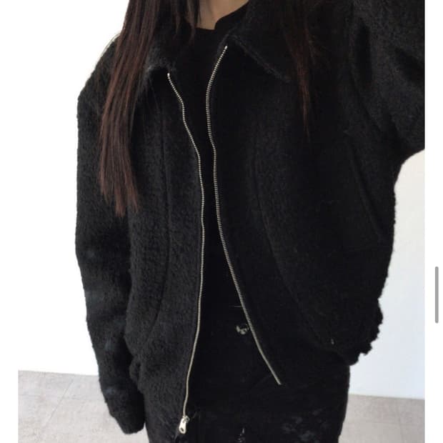 정가 169000원) 튜프티 겨울무스탕 울자켓 블루종