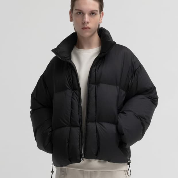 인사일런스 드로스트링 립스탑 구스다운