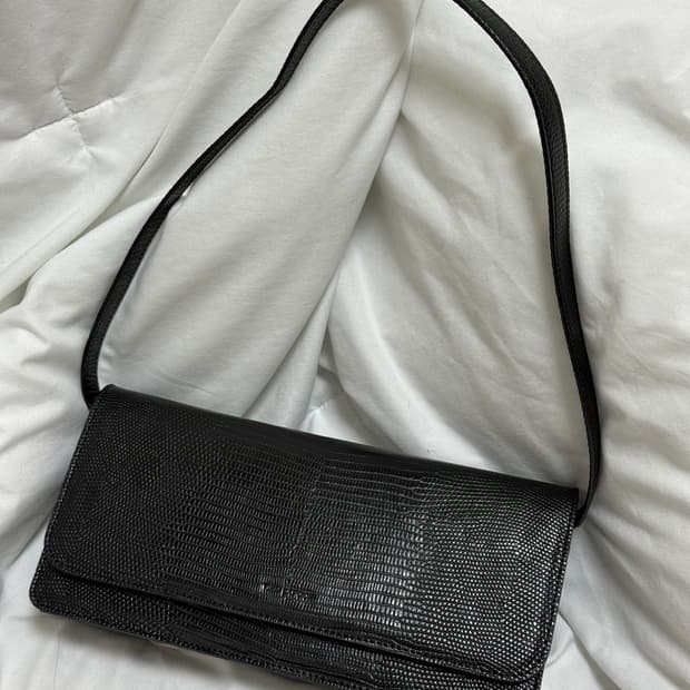 파인드카푸어 패티백26 리자드블랙