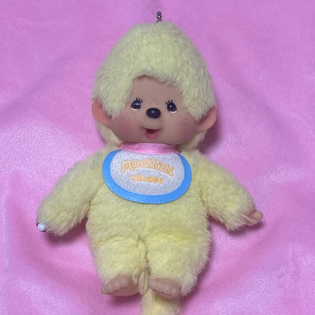 컬러 몬치치 키링 레몬컬러💛