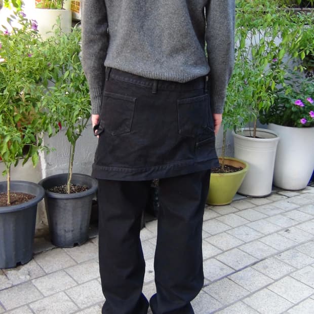 앤더슨벨 스커트 랩 데님 팬츠 31