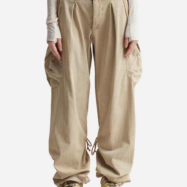 [구해요/4사이즈] 혜인서 워시드 카고 팬츠 베이지 