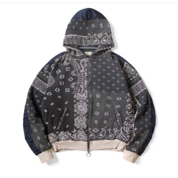 Kapital 캐피탈 반다나 후드집업 3사이즈 