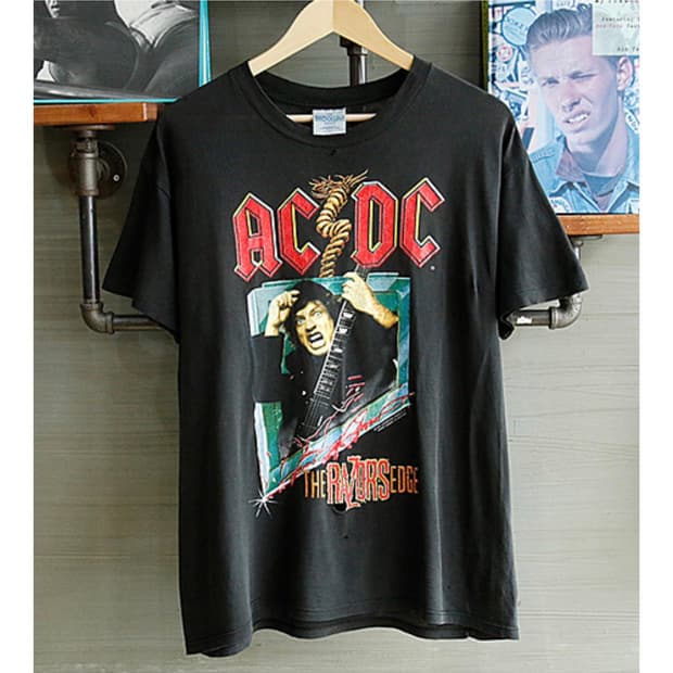 ACDC 90s 락밴드티
