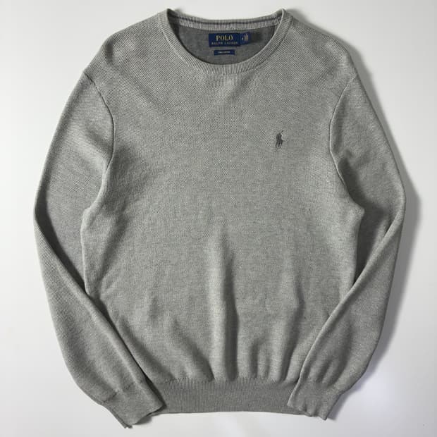 Polo 폴로 랄프로렌 신형 멜란지그레이 라운드 니트
