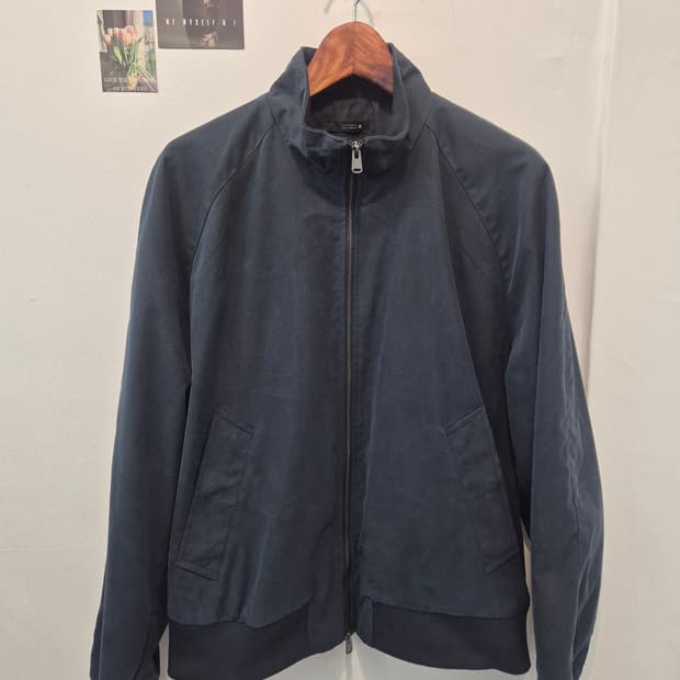 ZARA 네이비  블루종 스타일 자켓 XL
사이즈 