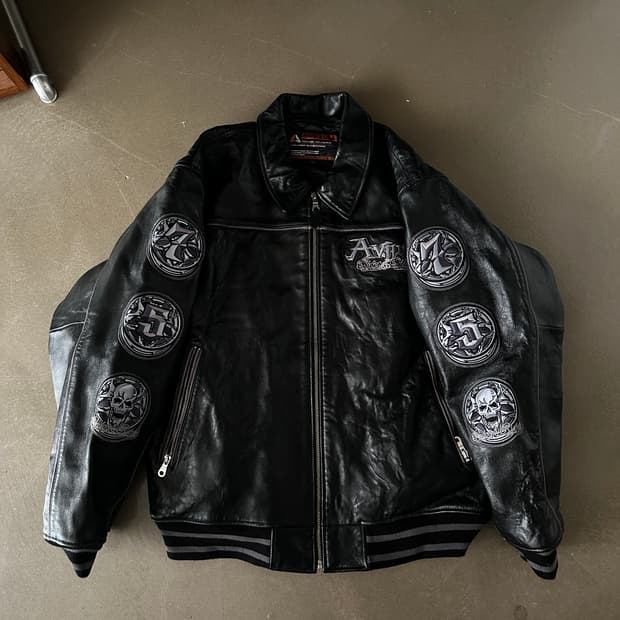 아비렉스 avirex riders king 레더 자켓