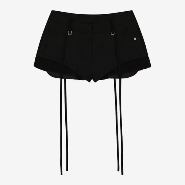 오호스 마이크로 울 쇼츠 블랙