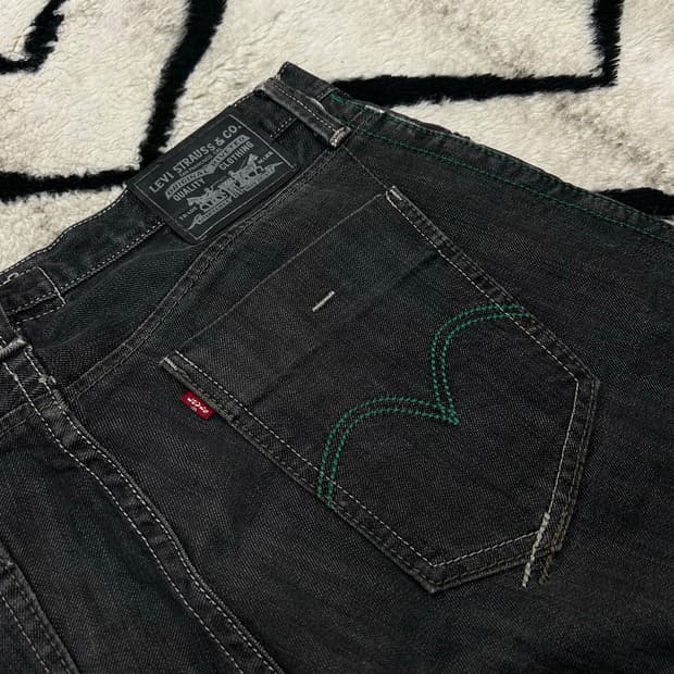 [34]리바이스514 슬림 스트레이트 데님/흑청