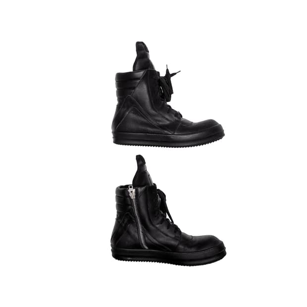 릭오웬스 - 17FW 지오바스켓 LPDP - 올블랙 - 42.5