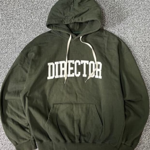 듀테로 Director 포레스트 카키색 후드티 L