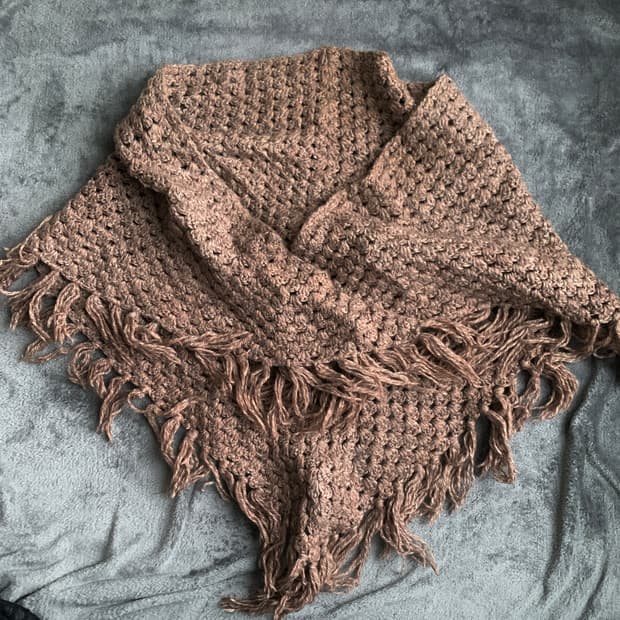 JPN Vintage 모리걸 사와코 니트 케이프