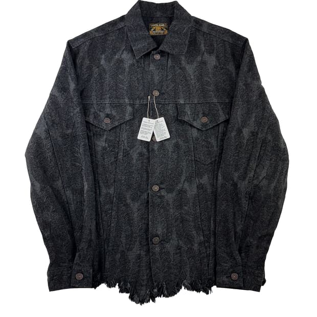 캐피탈 12온즈 맥파이 데님 3세대 자켓 블랙 (새상품)