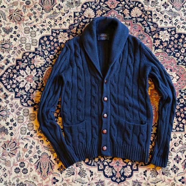 찰스트윗 숄카라가디건 남성95-100