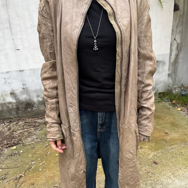 Transit Leather Coat