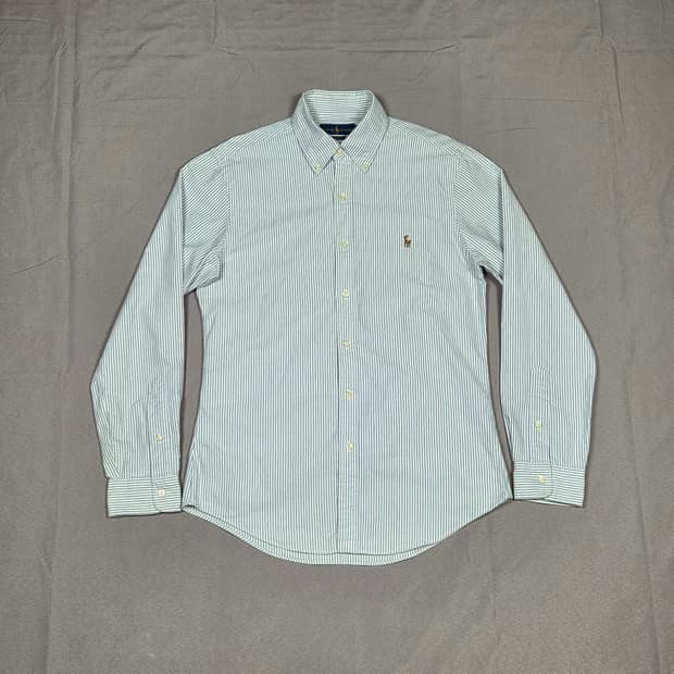 [폴로 랄프로렌] 슬림핏 스트라이프 코튼 셔츠 | S00098