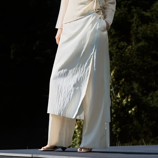 미쏘 레이어드 랩 팬츠